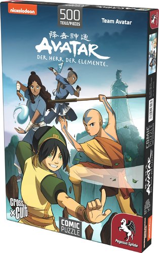 Puzzle: Avatar – Der Herr der Elemente (Team Avatar), 500 Teile