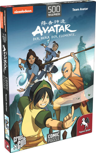 Puzzle: Avatar – Der Herr der Elemente (Team Avatar), 500 Teile