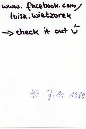 Luisa Wietzorek Autogrammkarte Synchronsprecherin von Korra