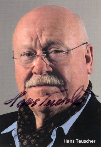 Hans Teuscher Autogrammkarte Synchronsprecher von Iroh